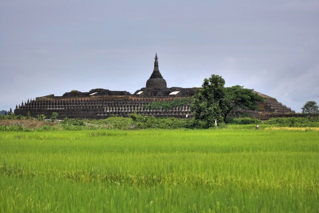 mrauk oo temple of many thousands of buddhas surrounded by green rice ssbwa8v2380_81_79.jpg
