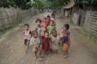mrauk oo village children gathering and playing ssbwa8v2534_small.jpg